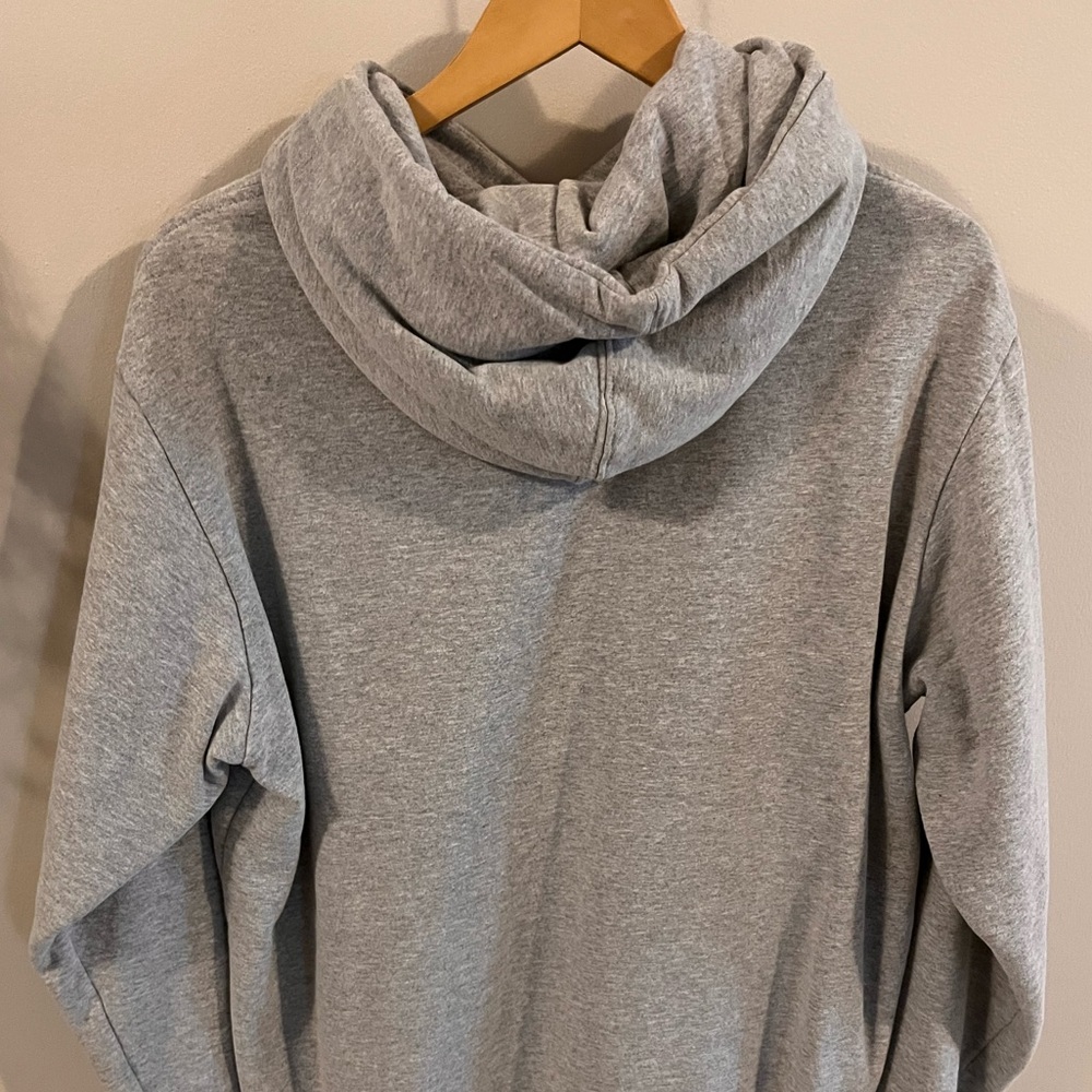 The North Face Men's Heather Gray Hoodie - Picture 2 of 3